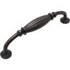 image:imageCosmas 5 Pack 7120ORB Oil Rubbed Bronze Country Style Cabinet Hardware Ribbed Handle Pull  5 Inch 128mm Hole Centers