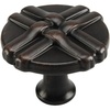 image:imageCosmas 50 Pack 7062ORB Oil Rubbed Bronze Braided Cabinet Hardware Round Knob  114 Diameter