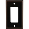 image:imageCosmas 65027ORB Oil Rubbed Bronze Single ToggleGFI Decora Rocker Combo Wall Switch Plate Switchplate CoverOil Rubbed Bronze