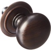 image:imageCosmas 6542ORB Oil Rubbed Bronze Round Cabinet Hardware Knob with Backplate  114 Diameter