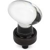 image:imageCosmas 6594ORBC Oil Rubbed Bronze Cabinet Hardware Oval Knob with Clear Glass