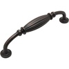 image:imageCosmas 7120ORB Oil Rubbed Bronze Country Style Cabinet Hardware Ribbed Handle Pull  5 Inch 128mm Hole Centers