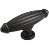 image:imageCosmas 7121ORB Oil Rubbed Bronze Country Style Cabinet Hardware Ribbed Knob  2916 Inch Long x 1116 Wide