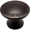image:imageCosmas 9462ORB Oil Rubbed Bronze Cabinet Knobs  1516 Inch Round Kitchen Cabinet Hardware Craftsman Style Drawer Knobs for Cabinets Bathroom Vanity Dresser Furniture Includes Screws