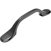 image:imageCosmas 9533BN Black Nickel Cabinet Hardware Footed Handle Pull  3 Inch 76mm Hole Centers