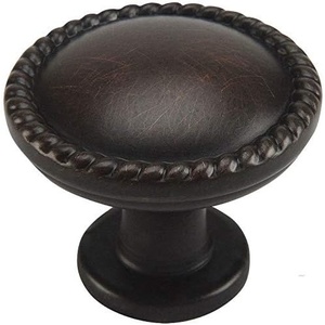 image:image10 Pack  Cosmas 4115ORB Oil Rubbed Bronze RopeScroll Cabinet Hardware Knob  114 Inch Diameter
