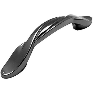image:image10 Pack  Cosmas 9009BN Black Nickel Twist Cabinet Hardware Handle Pull  3 Hole Centers