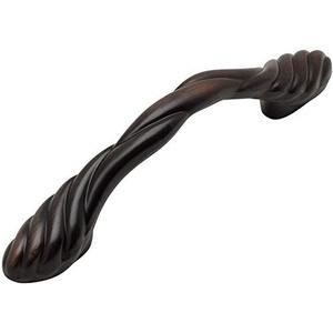 image:image25 Pack  Cosmas 1470ORB Oil Rubbed Bronze Cabinet Hardware Twist Handle Pull  3 76mm amp 334 96mm Hole Centers
