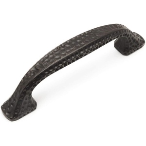 image:imageCosmas 10 Pack 10553ORB Oil Rubbed Bronze Hammered Cabinet Handle Pull Hardware  3 Inch 76mm Hole Centers