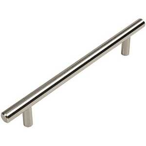 image:imageCosmas 10 Pack 305160SN Satin Nickel Cabinet Hardware Euro Style Bar Handle Pull  6516 160mm Hole Centers 81116 Overall Length