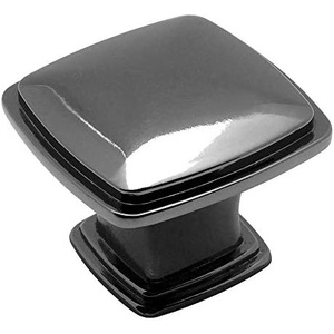 image:imageCosmas 10 Pack 4391BN Black Nickel Modern Cabinet Hardware Knob  114 Inch Square25