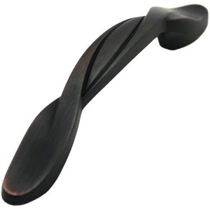 image:imageCosmas 10 Pack 9009ORB Oil Rubbed Bronze Twist Cabinet Hardware Handle Pull  3 Inch 76mm Hole Centers
