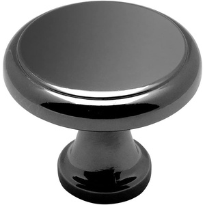 image:imageCosmas 10 Pack 9985BN Black Nickel Round Cabinet Hardware Knob  118 Diameter