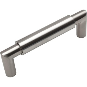 image:imageCosmas 150096SN Satin Nickel Contemporary Cabinet Hardware Bar Handle Pull  334 Inch 96mm Hole Centers
