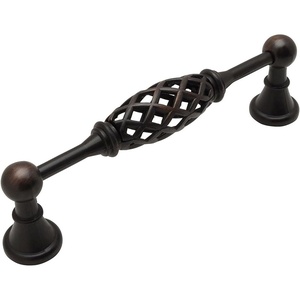image:imageCosmas 17495ORB Oil Rubbed Bronze Birdcage Cabinet Hardware Handle Pull  5 128mm Hole Centers