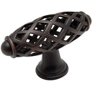 image:imageCosmas 25 Pack 1749ORB Oil Rubbed Bronze Cabinet Hardware Birdcage Knob