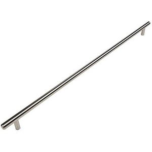 image:imageCosmas 25 Pack 305480SN Satin Nickel Cabinet Hardware Euro Style Bar Handle Pull  1878 480mm Hole Centers 2114 Overall Length