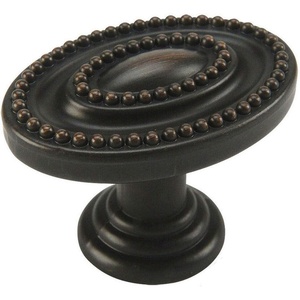 image:imageCosmas 25 Pack 4888ORB Oil Rubbed Bronze Oval Beaded Cabinet Knob Large