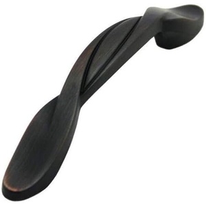 image:imageCosmas 25 Pack 9009ORB Oil Rubbed Bronze Twist Cabinet Hardware Handle Pull  3 Inch 76mm Hole Centers