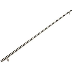 image:imageCosmas 305673SN Satin Nickel Cabinet Hardware Euro Style Bar Handle Pull  2612 673mm Hole Centers 2878 Overall Length