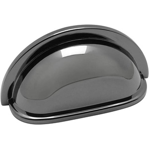 image:imageCosmas 4310BN Black Nickel Cabinet Hardware Bin Cup Drawer Handle Pull  3 Inch 76mm Hole Centers