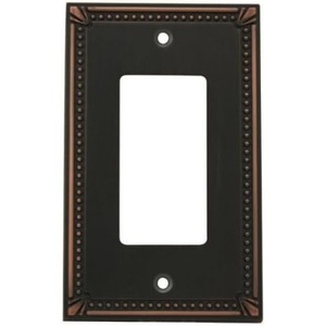 image:imageCosmas 44072SN Satin Nickel Single ToggleGFI Decora Rocker Combo Wall Switch Plate Switchplate CoverOil Rubbed Bronze