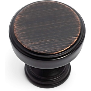 image:imageCosmas 5 Pack 1940ORB Oil Rubbed Bronze Cabinet Hardware Round Knob  1516 Diameter