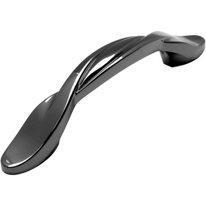 image:imageCosmas 5 Pack 9009BN Black Nickel Twist Cabinet Hardware Handle Pull  3 Hole Centers