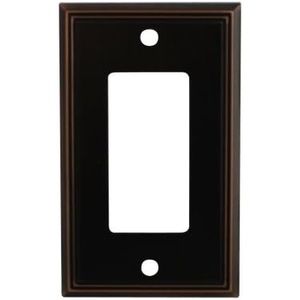 image:imageCosmas 65027ORB Oil Rubbed Bronze Single ToggleGFI Decora Rocker Combo Wall Switch Plate Switchplate CoverOil Rubbed Bronze