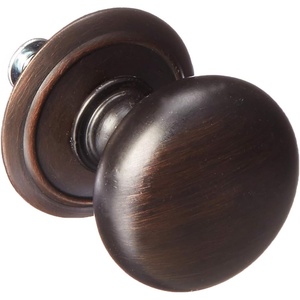 image:imageCosmas 6542ORB Oil Rubbed Bronze Round Cabinet Hardware Knob with Backplate  114 Diameter