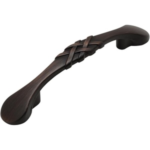 image:imageCosmas 7063ORB Oil Rubbed Bronze Braided Cabinet Hardware Handle Pull  3 Inch 76mm Hole Centers