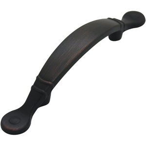 image:imageCosmas 9980ORB Oil Rubbed Bronze Cabinet Hardware Arched Handle Pull  3 Inch 76mm Hole Centers 512 Overall Length