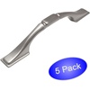image:imageCosmas 5 Pack 4232SN Satin Nickel Cabinet Hardware Handle Pull 3 Inch Hole Centers 76mm