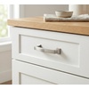 image:imageCosmas 5 Pack 7553SN Satin Nickel Contemporary Cabinet Hardware Handle Pull  3 Inch 76mm Hole Centers