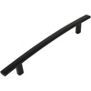 image:image10 Pack  Cosmas 2363192FB Flat Black Subtle Arch Cabinet Hardware Handle Pull  712 Inch 192mm Hole Centers