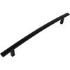 image:image10 Pack  Cosmas 2363224FB Flat Black Subtle Arch Cabinet Hardware Handle Pull  878 Inch 224mm Hole Centers