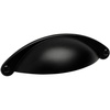 image:image25 Pack  Cosmas 4198FB Flat Black Cabinet Hardware Bin Cup Drawer Handle Pull  212 Inch 64mm Hole Centers