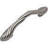 image:imageCosmas 10 Pack 1470SN Satin Nickel Cabinet Hardware Twist Handle Pull  3 amp 334 Inch 96mm Hole Centers