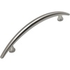 image:imageCosmas 1832SN Satin Nickel Modern Cabinet Hardware Arch Bow Handle Pull  334 Inch 96mm Hole Centers