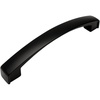image:imageCosmas 20 Pack 616128FB Flat Black Modern Cabinet Hardware Arch Handle Pull  5 Inch 128mm Hole Centers