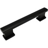 image:imageCosmas 25 Pack 70235FB Flat Black Contemporary Cabinet Hardware Handle Pull  312 Inch 89mm Hole Centers