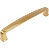image:imageCosmas 4392160BB Brushed Brass Modern Cabinet Hardware Handle Pull  6516 Inch 160mm Hole Centers