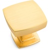 image:imageCosmas 5232BG Brushed Gold Contemporary Square Cabinet Knob