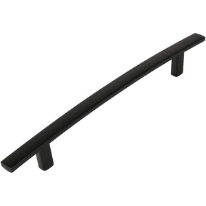 image:image10 Pack  Cosmas 2363192FB Flat Black Subtle Arch Cabinet Hardware Handle Pull  712 Inch 192mm Hole Centers