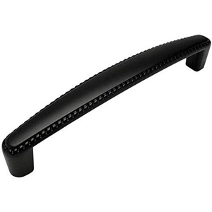 image:image25 Pack  Cosmas 4112FB Flat Black RopeScroll Cabinet Hardware Handle Pull  5 Inch 128mm Hole Centers