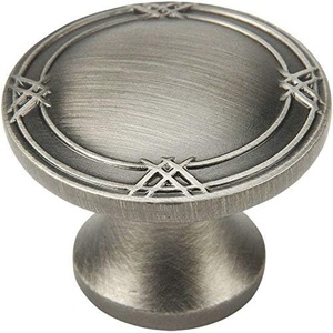 image:image25 Pack  Cosmas 9462AS Antique Silver Cabinet Hardware Round Knob  1516 Diameter