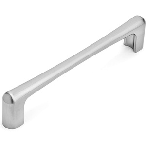 image:image5 Pack  Cosmas 3304160SN Satin Nickel Contemporary Cabinet Hardware Handle Pull  6516 Inch 160mm Hole Centers