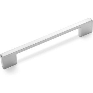 image:imageCosmas 10 Pack 11244128SN Satin Nickel Modern Cabinet Hardware Handle Pull  5 Inch 128mm Hole Centers