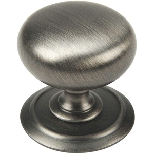 image:imageCosmas 10 Pack 6542AS Antique Silver Round Cabinet Hardware Knob with Backplate  114 Diameter