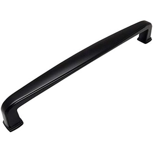 image:imageCosmas 15 Pack 4392160FB Flat Black Modern Cabinet Hardware Handle Pull  6516 Inch 160mm Hole Centers